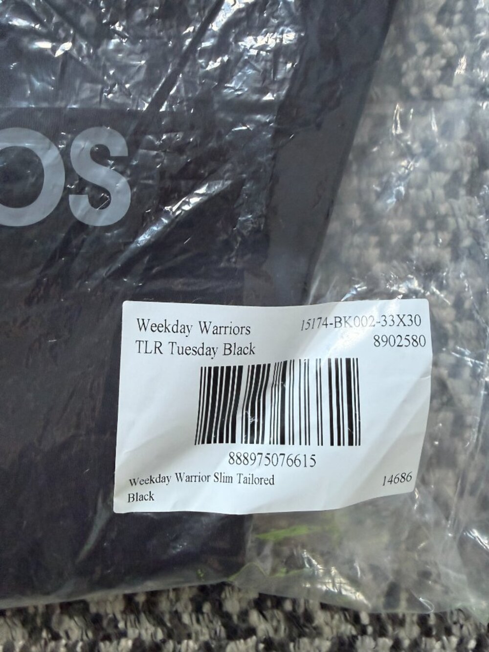 NWT - Bonobos Weekday Warrior Dress Pants Black - 33 X 30 - Picture 3 of 5
